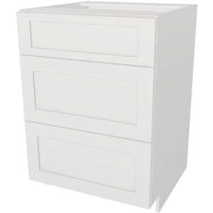 Base Cabinet, 3 Drawer Bank